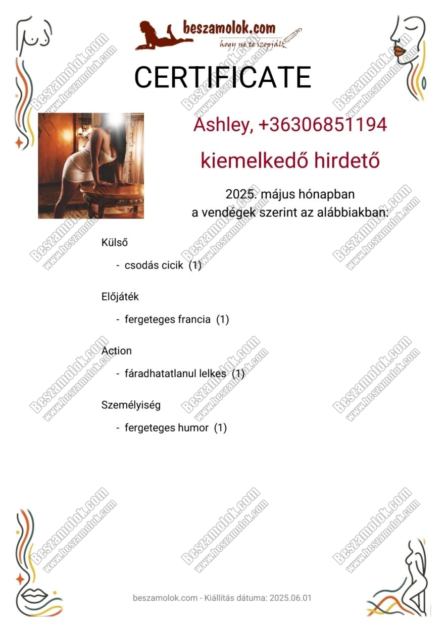 Ashley - +36 30 685 1194 - oralszexpartner foto